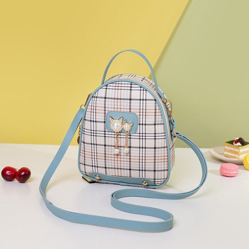Mini Backpack Crossbody Bag Plain Small Women Shoulder Purse Style Bag Traveling