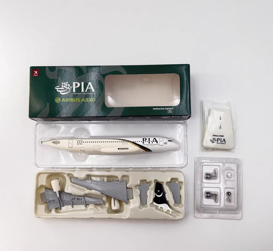 1:200 Hogan PIA AIRBUS A320 Passenger Plane Airplane ABS Plastic Aircraft Model