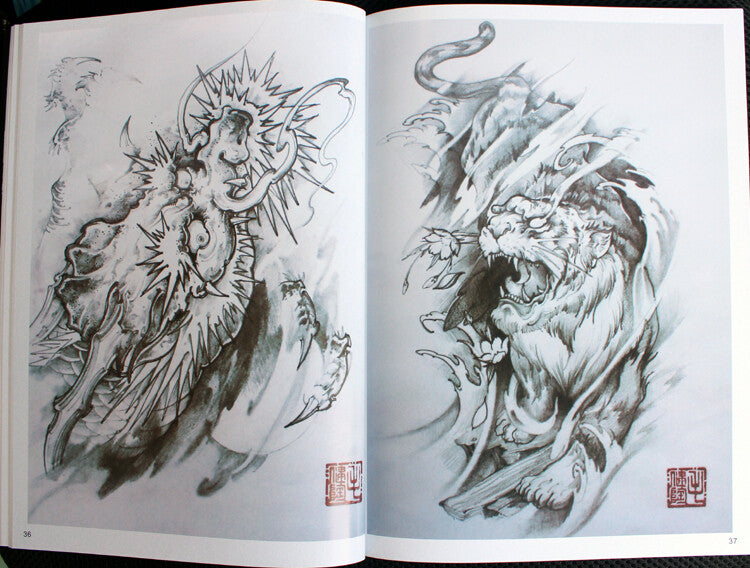 Tattoo Design Flash Art Books TATTOO Reference Maojiantao1