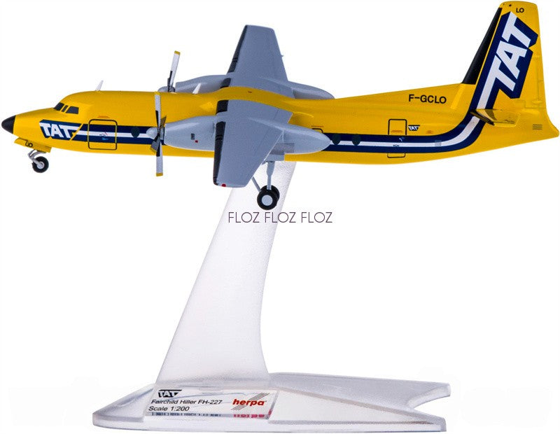 for Herpa for TAT European Airlines FH-227 F-GCLO 1:200 Aircraft Pre-built Model