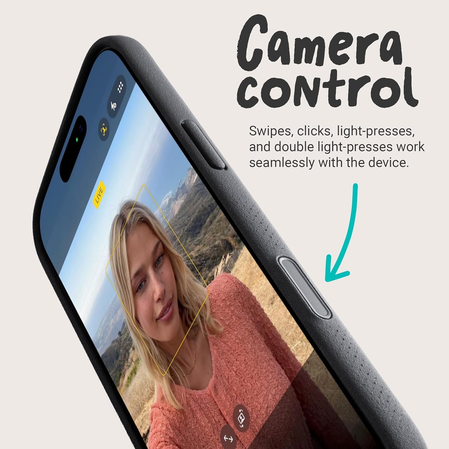 for Iphone Air Magnetic Case, Camera Control Button, Compatible with Magsafe, TP