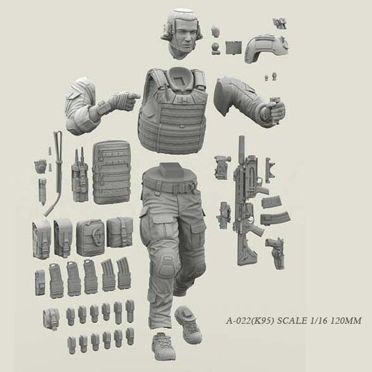 1/16 resin figures model Seal soldier Unassembled Unpainted