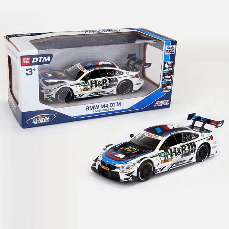 1/32 BMW M4 DTM Model Car Diecast Toy Vehicle Boys Toys Kids Gift Tom Blomqvist