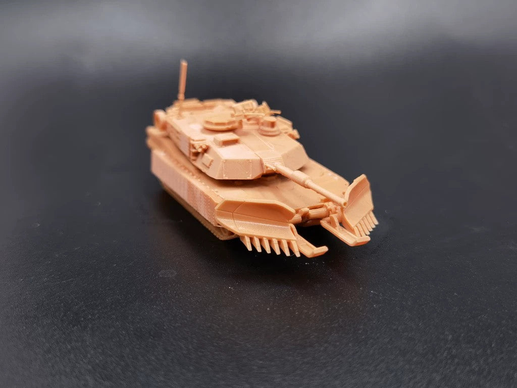 1/144 US M1A2 TUSK1 /TUSK2 /SEP V3 MBT Main Battle Tank Model Kit 3D Printed