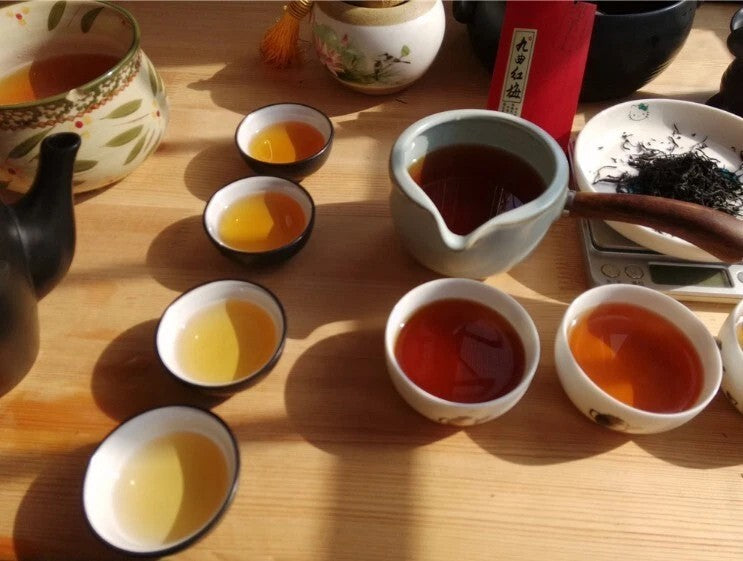 250g Premium Jiuqu Hongmei Black Tea 9 Curved Red Plum" Hangzhou,Fragrant Smooth
