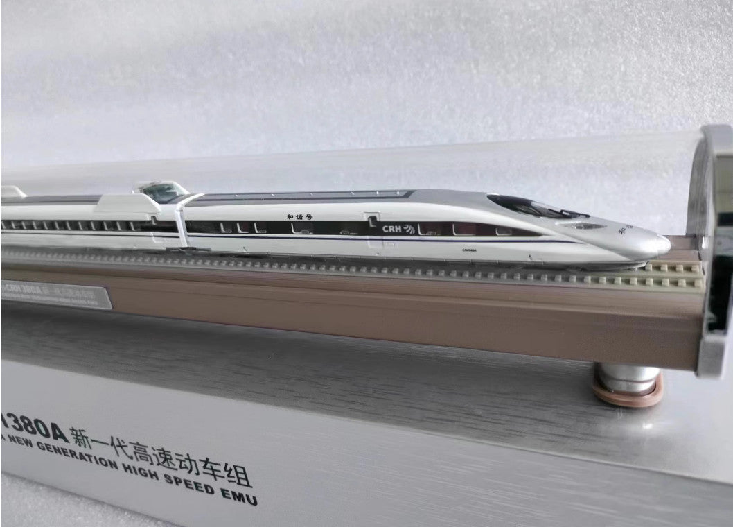 1:87 100CM "HEXIE" CRH380A NEW GENERATION HIGH SPEED EMU Train Diecast Model