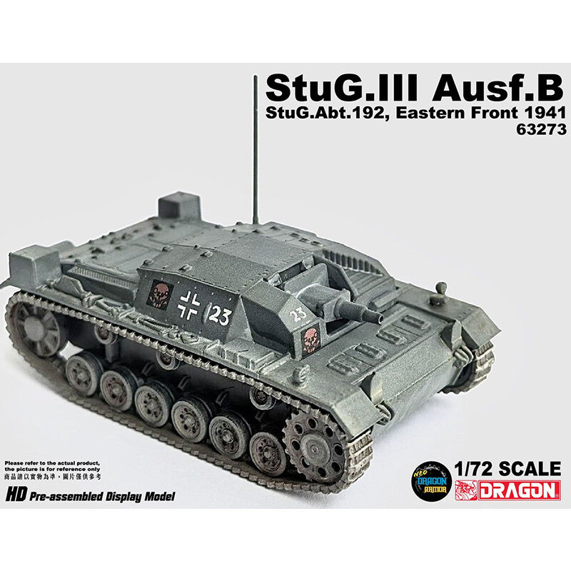 1/72 German 3rd Assault Gun B-Type Tank Model 192nd Assault Gun Battalion 1941