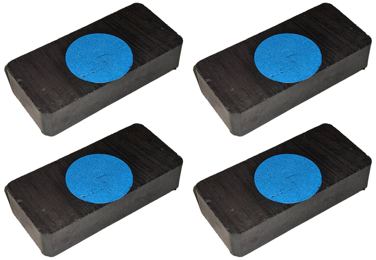 4 Pack Ceramic Grade 5 Magnets, 1.875" x 0.875"