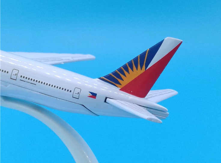 16cm Philippines BOEING 777 Passenger Airplane Diecast Aircraft Plane Model