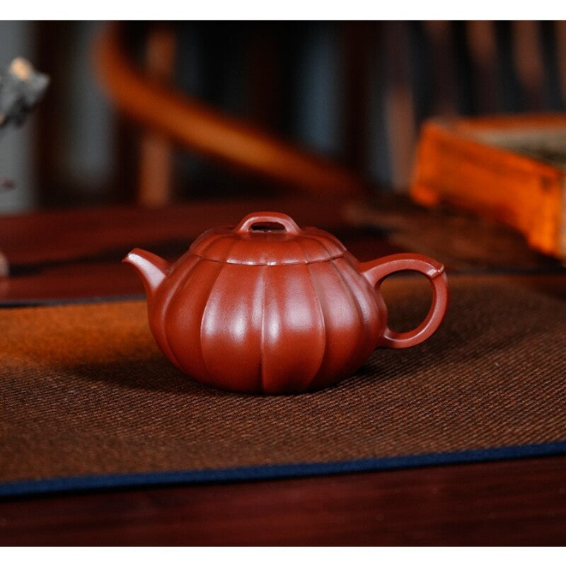 Traditional Handmade Tea Pot 200ml Chinese Real Yixing Zisha Zhu Clay Marked Pot