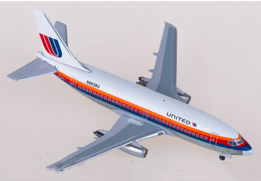 1:400 AeroClassics United Airlines B737-200 Passenger Airplane Diecast Model