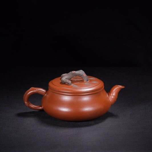 Chinese Yixing Zisha Clay Handmade Exquisite Teapot (岁寒三友 底款:汪寅仙)