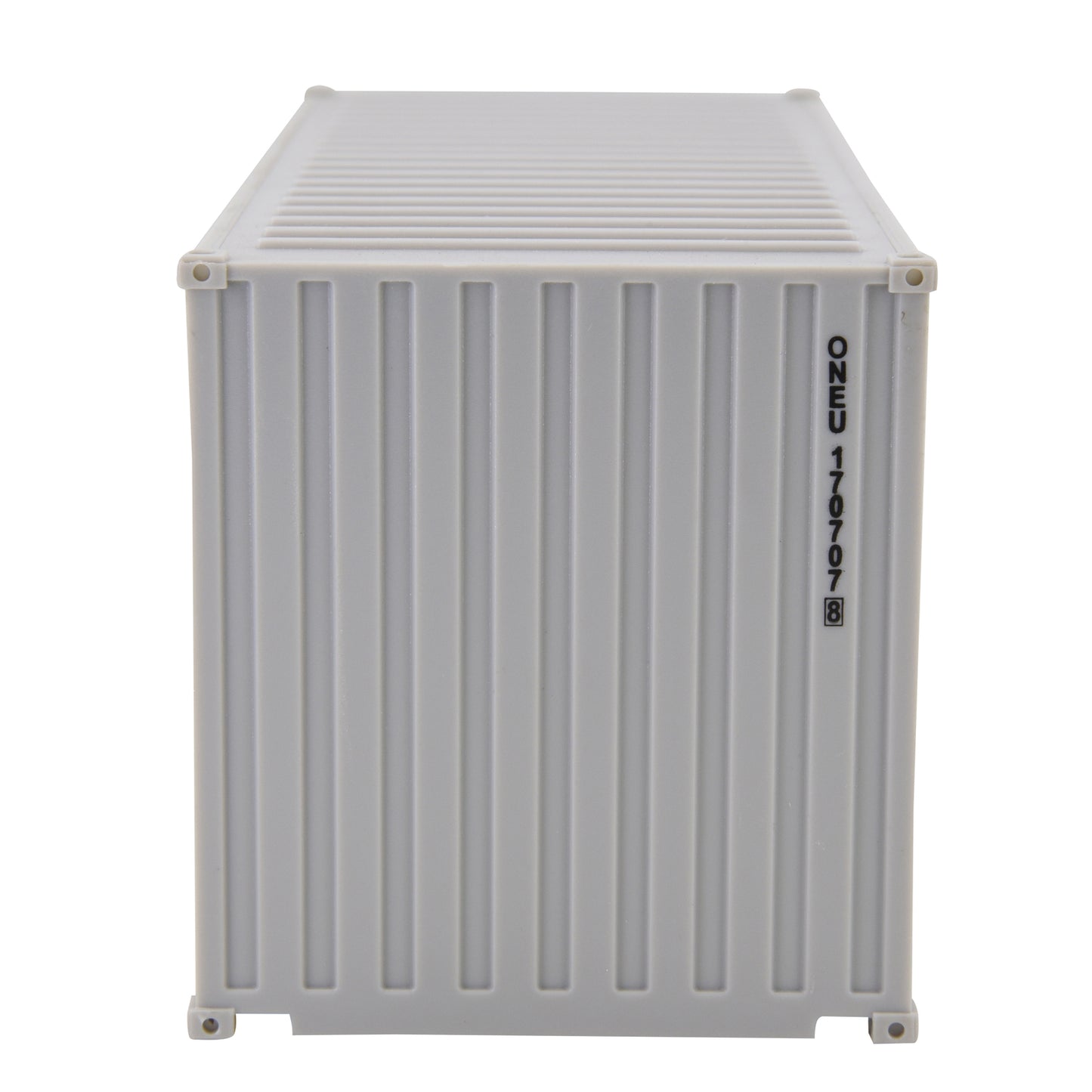 1:35 ONE Gray 20GP Shipping Container Model Plastic Office Home Decorate Toy
