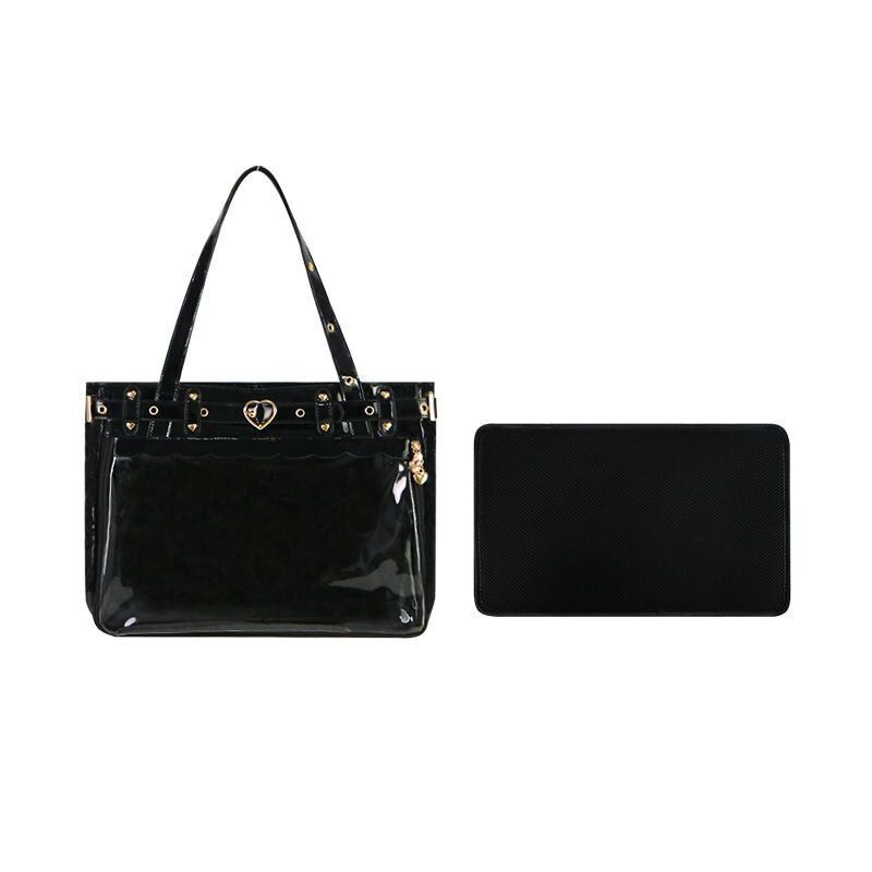 Synthetic Leather Bag Fashion Aesthetic Tote Purse 38*21*1.5 CM Shoulder Travel