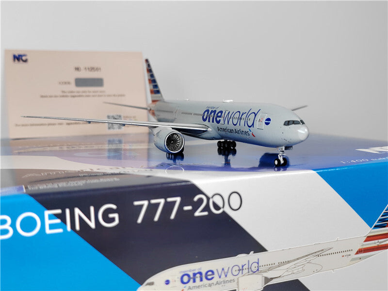 NG Model FOR American Airlines for Boeing B777-200ER N791AN 1:400 plane model