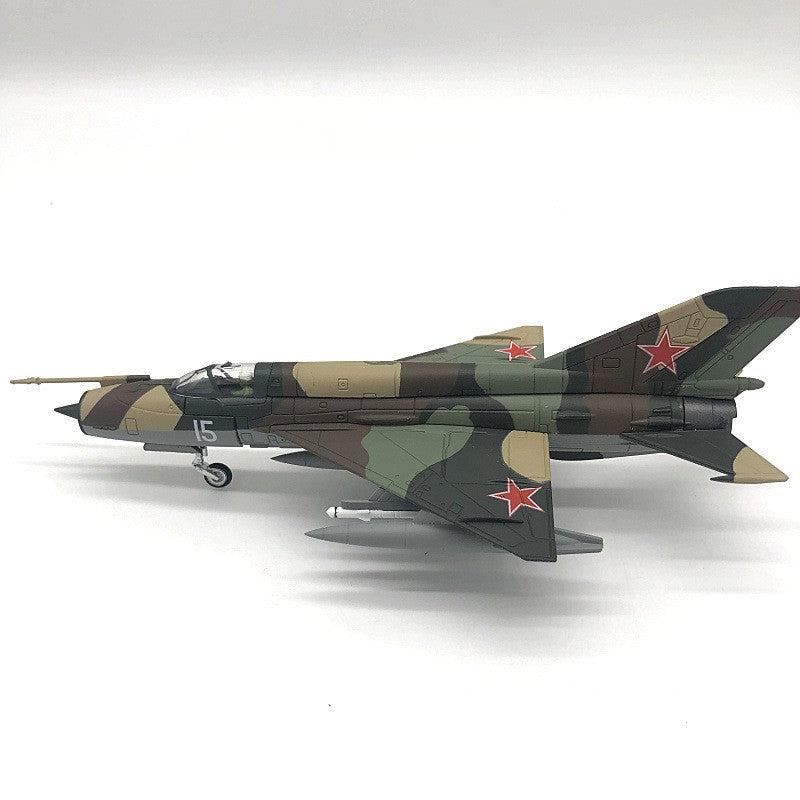 1/72 Soviet Classic Fighter Mig-21 MiG 21 Alloy Military Aircraft Plane Model