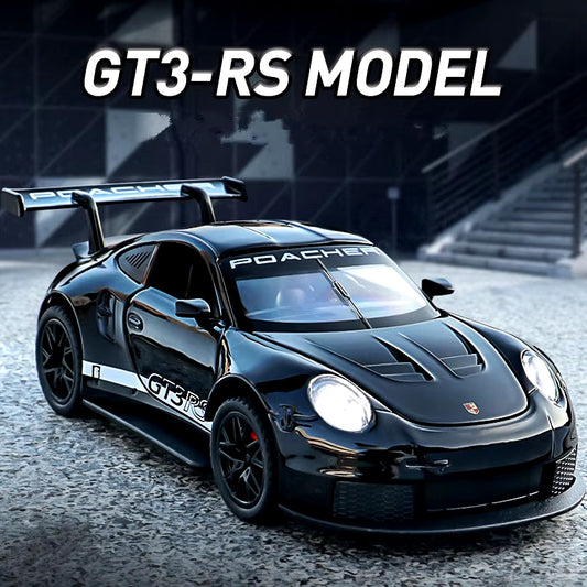 1:32 911 GT3 RS Alloy Sports Car Model Diecast Metal Racing Car Vehicles Model S