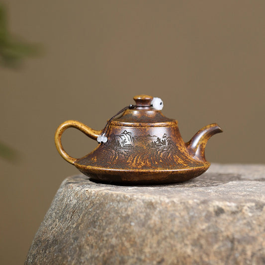 Yixing Zisha Teapot 240cc Teapot Household Kung Fu Tea Set