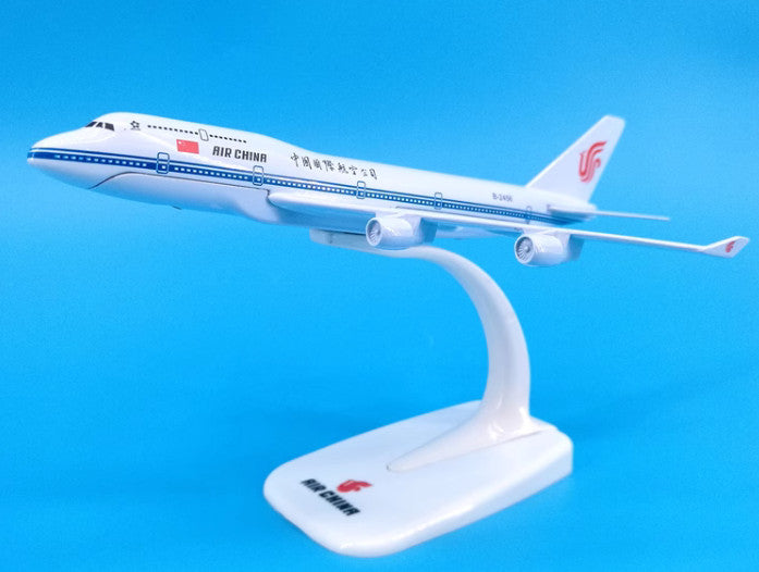 16cm AIR CHINA BOEING 747-400 Passenger Airplane Diecast Plane Aircraft Model