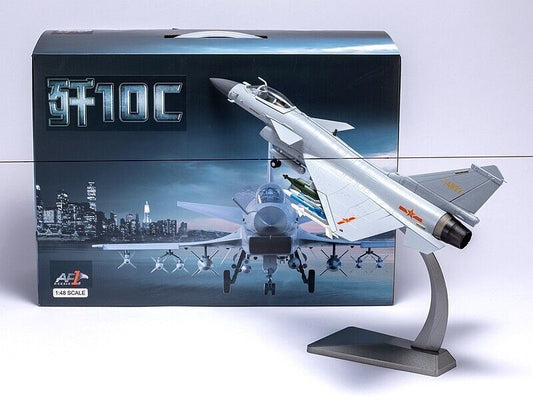 1:48 36CM AF1 China Air Force J-10C Fighter Diecast Military Aircraft Model