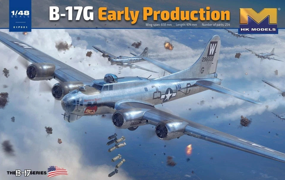 HK MODELS 01F001 1/48 B-17G Early Production