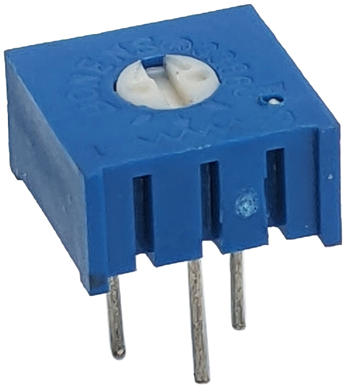 10 Pack 100K Ohm 0.5W Single-Turn Potentiometer, Top Adjust, 3/8-inch Square