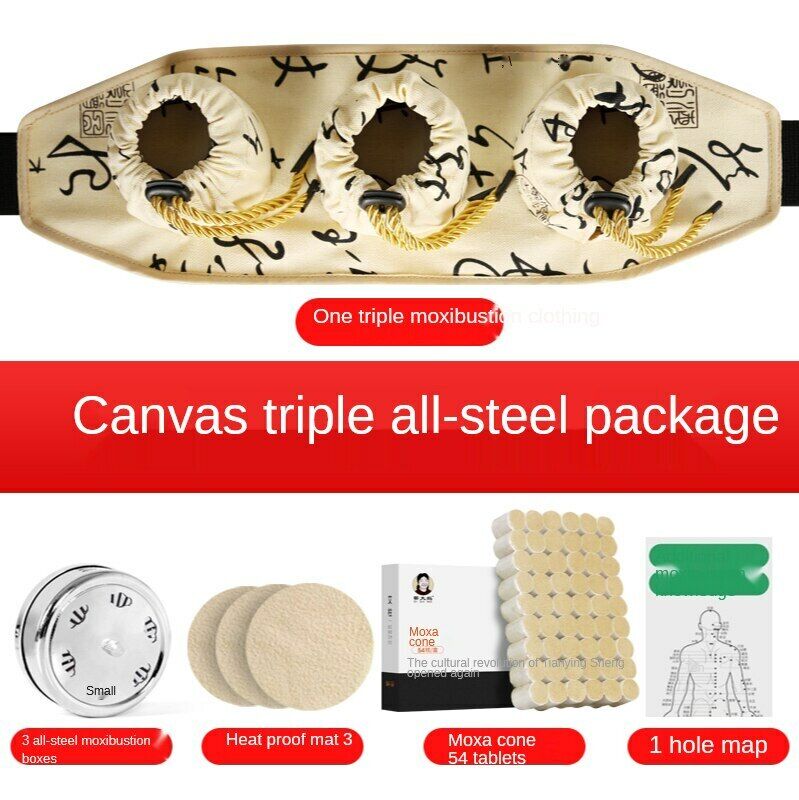 Moxa Smokeless Moxibustion Box Portable Health Whole Body Wormwood Pot Tool 艾灸艾草
