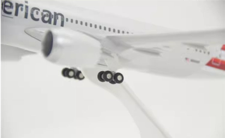 29CM 1:200 Risesoon American Boeing 787-8 Passenger Airplane ABS Plastic Model