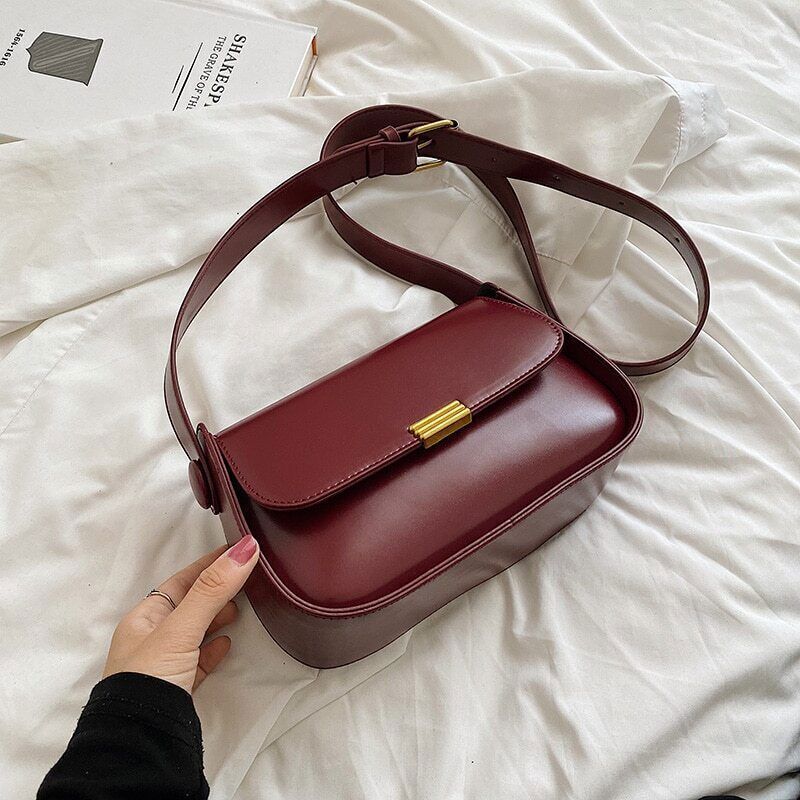 PU Leather Shoulder Crossbody Sling Bags for Women Fashion Trendy Handbags