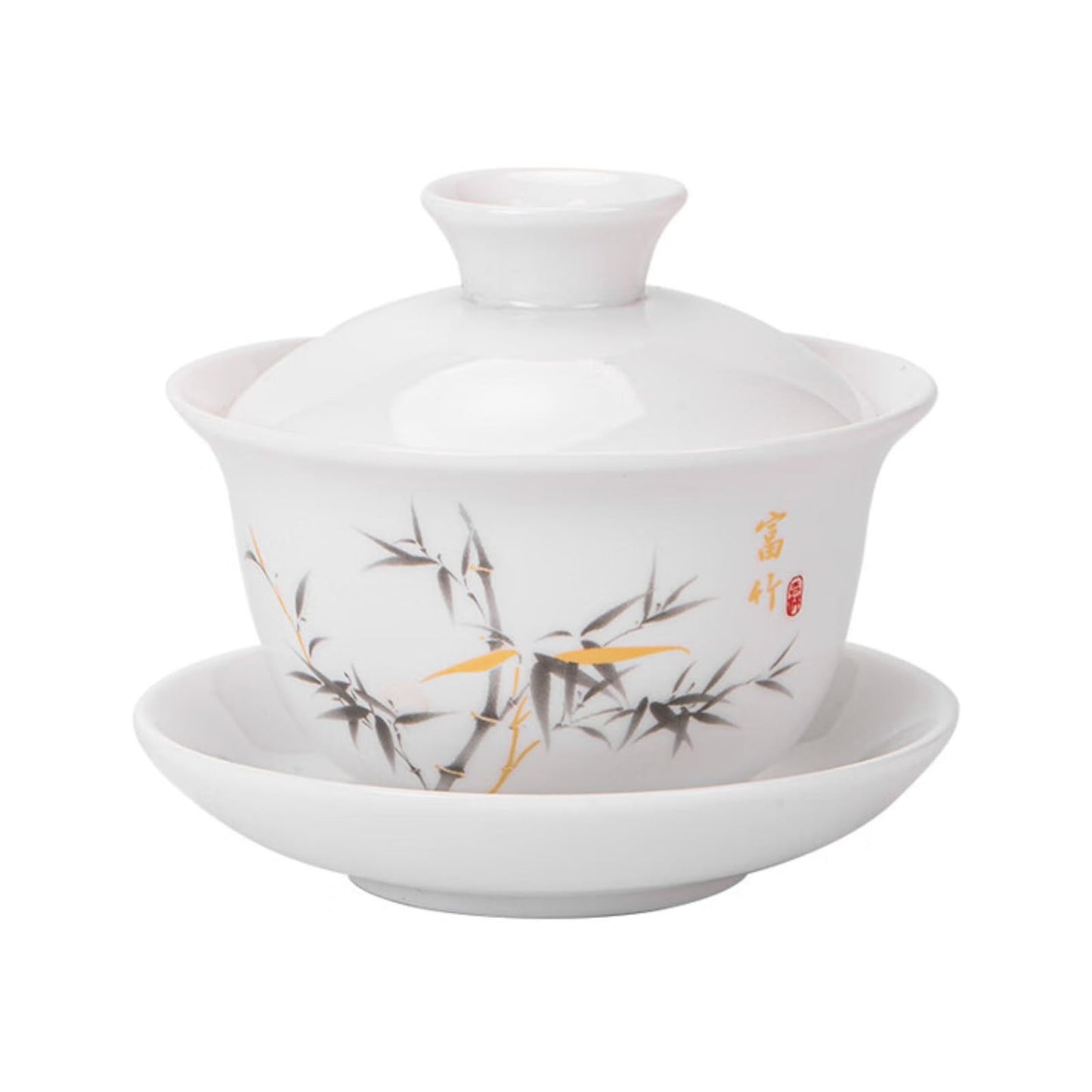 Jade Ceramics Gaiwan 180ml 6.2oz White Porcelain Chinese Tea Bowl