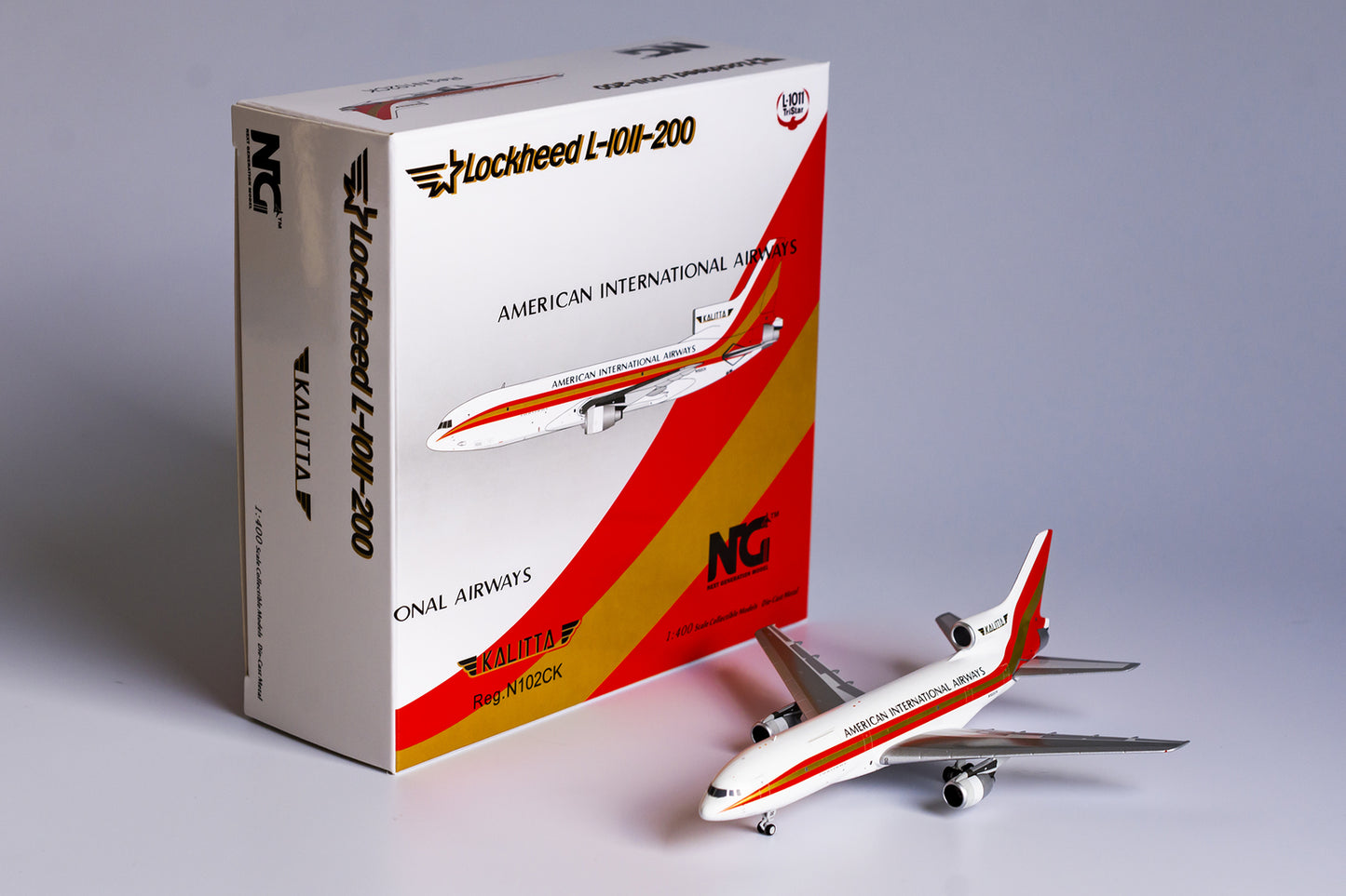 1:400 NG Models American International Airways L-1011-200FDiecast Aircraft Model