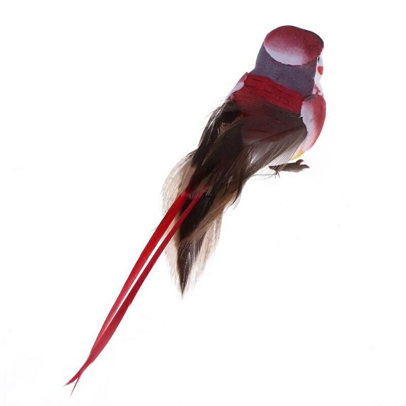 12Pcs Cute Simulation feather foam Bird Mini DIY Artificial Bird Home Decoration