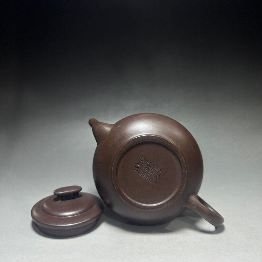 Chinese Yixing Zisha Clay Handmade Exquisite Teapot(上新桥壶 底款:如图)