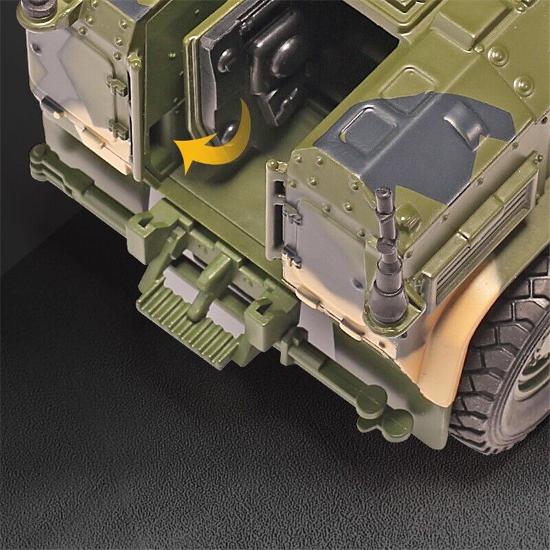 1:32 Tiger Armored Car Military Truck Diecast Model Car Toy Vehicle Gift Kids