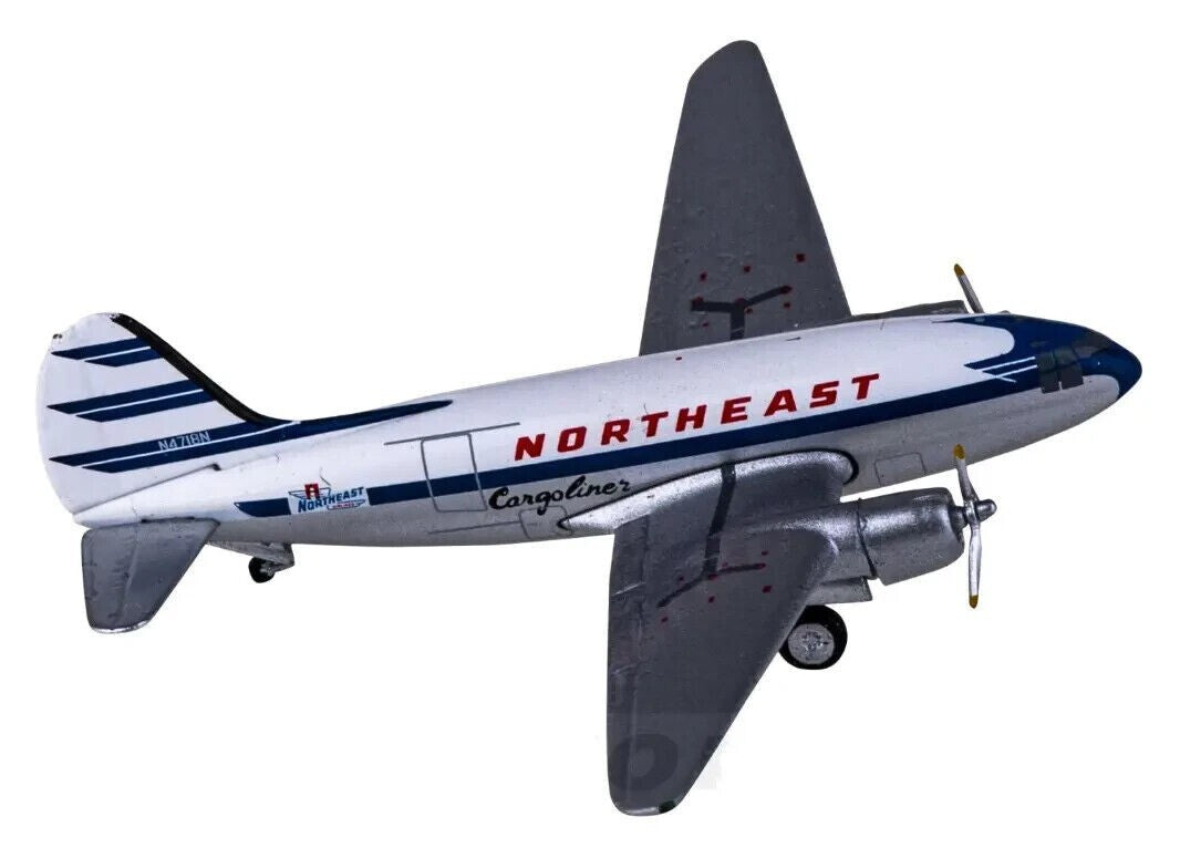 1:400 AeroClassics NORTHEAST Curtiss C-46 Passenger Airplane Diecast Plane Model