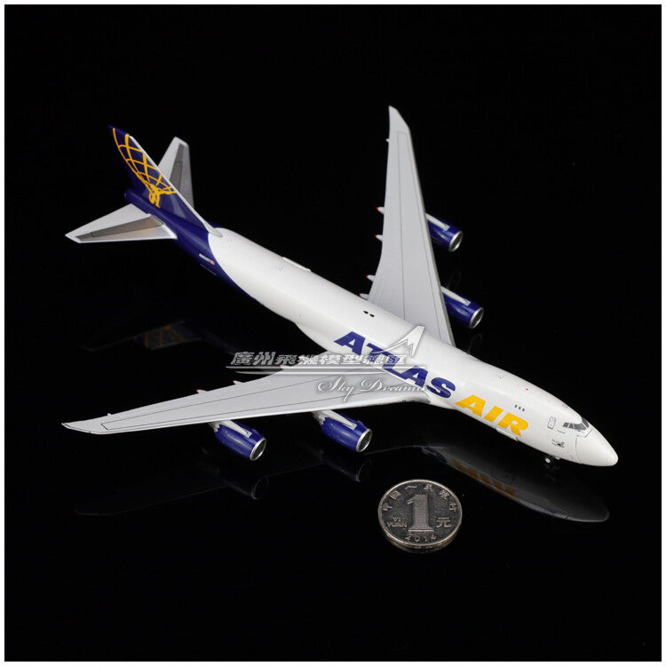 1:400 Geminijets Atlas Air B747-8F N863GT Passenger Airplane Diecast Model