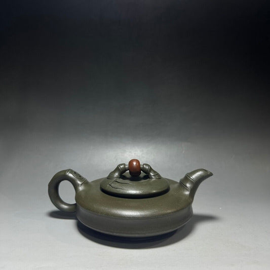 Chinese Yixing Zisha Clay Handmade Exquisite Teapot(时来运转 底款:陈鸣远)