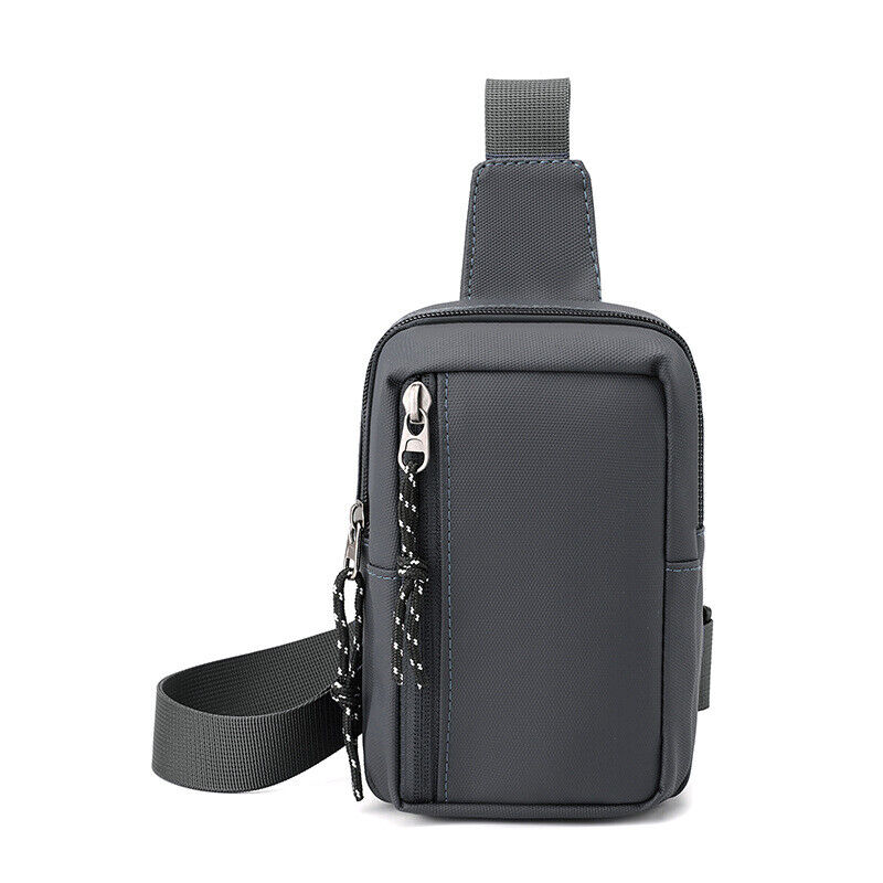Men Women Unisex Sling Bag Chest Cross Body Travel Sport Shoulder Backpack Nylon
