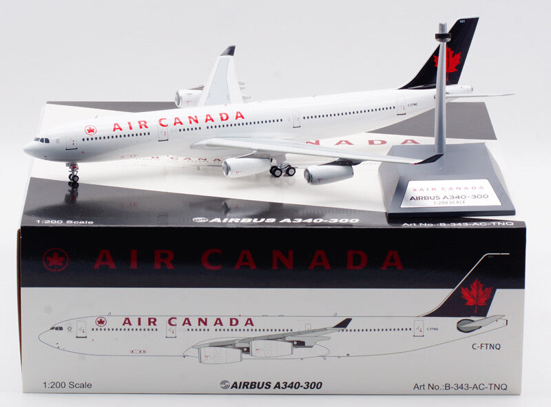1:200 32CM B-Models AIR CANADA AIRBUS A340-300 Passenger Airplane Diecast Model