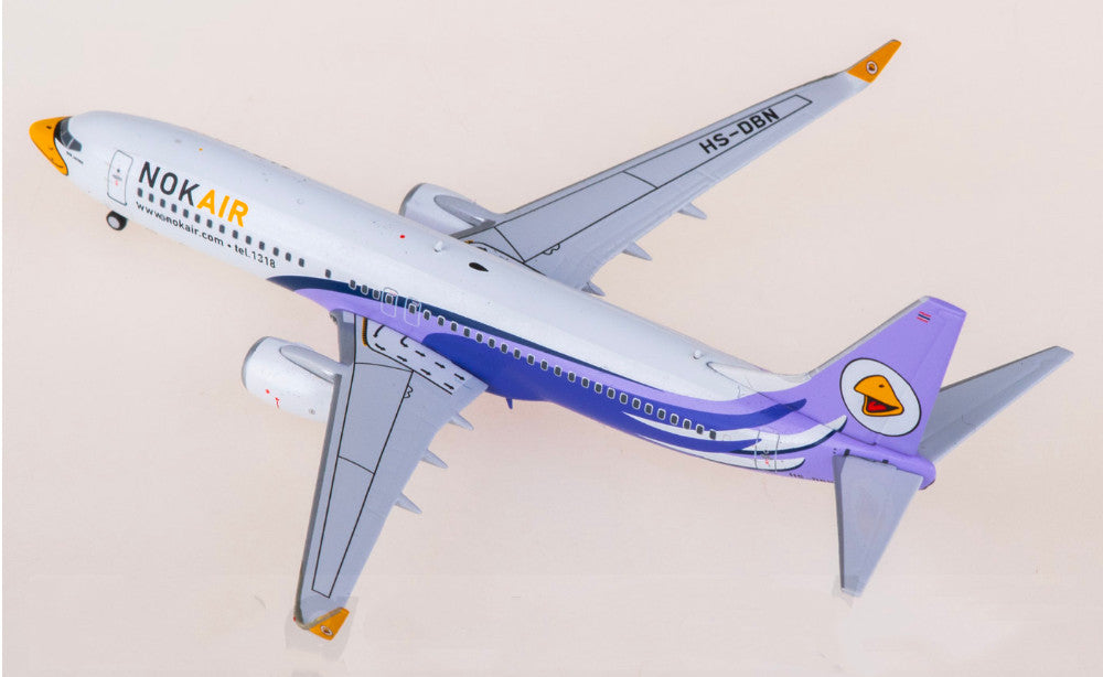 1:400 Panda Model Nok Air B737-800 HS-DBN Passenger Airplane Diecast Plane Model
