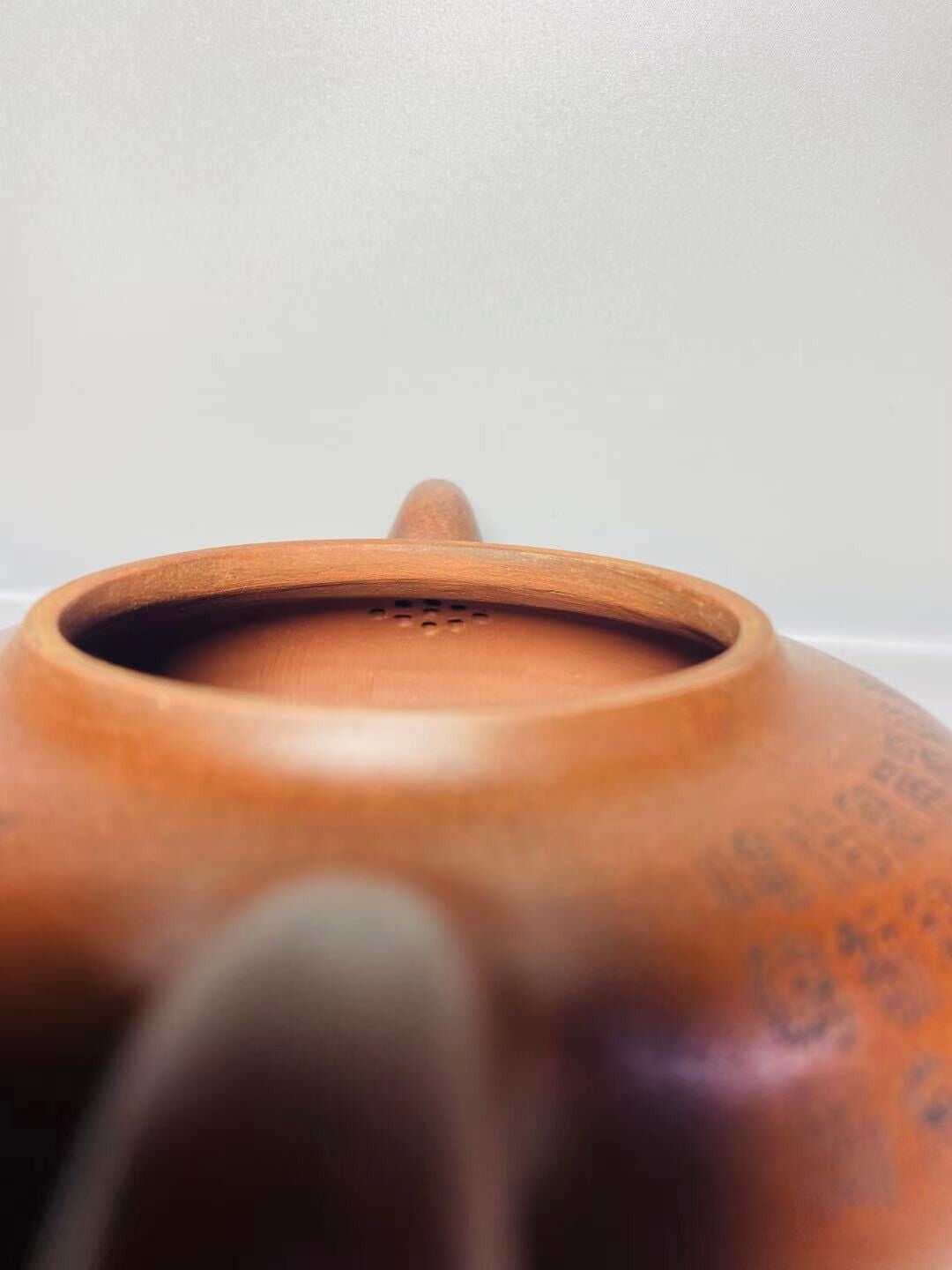 Chinese Yixing Zisha Clay Handmade Exquisite Teapot(合欢百福壶 底款:顾景舟)