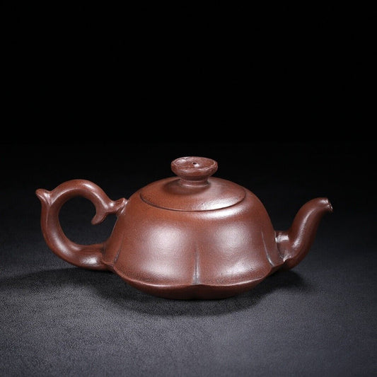 Chinese Yixing Zisha Clay Handmade Exquisite Teapot (凌花 底款:范章恩)