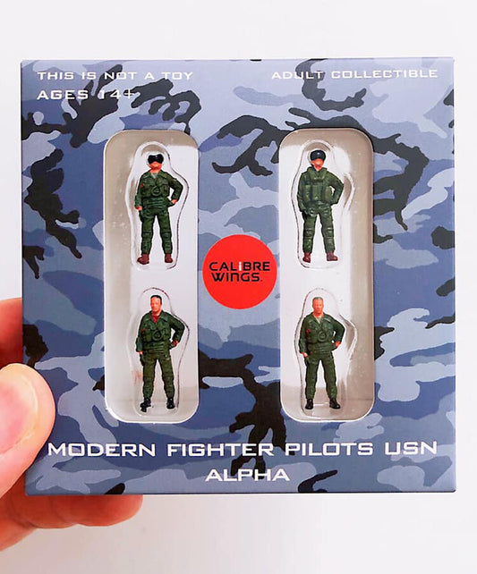 Calibre wings MODERN FIGHTER PILOTS USN ALPHA 1/72 Finished 4 figures model
