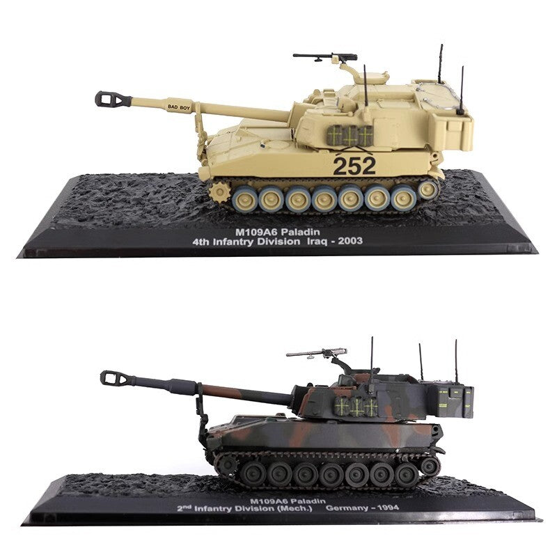 IXO 1:72 U.S. Berladin M109A6 Self-Propelled Howitzer Army Tank Ranger Model