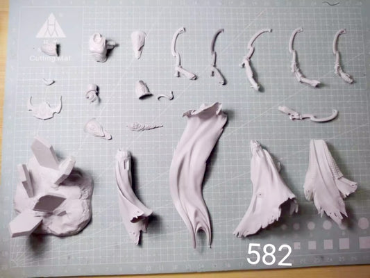 1/24 resin figure model Fantasy Thousand Handed Demon (No black base) Unpainted