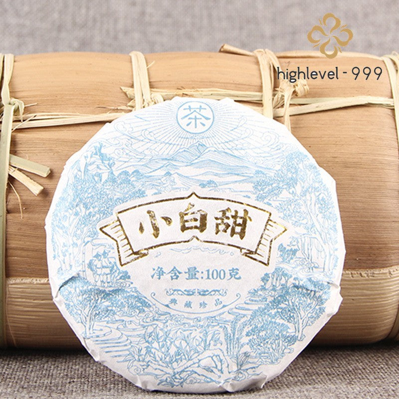 100g White Tea Cake Yunnan High Mountain Ancient Tree Sun‑Dried White Tea