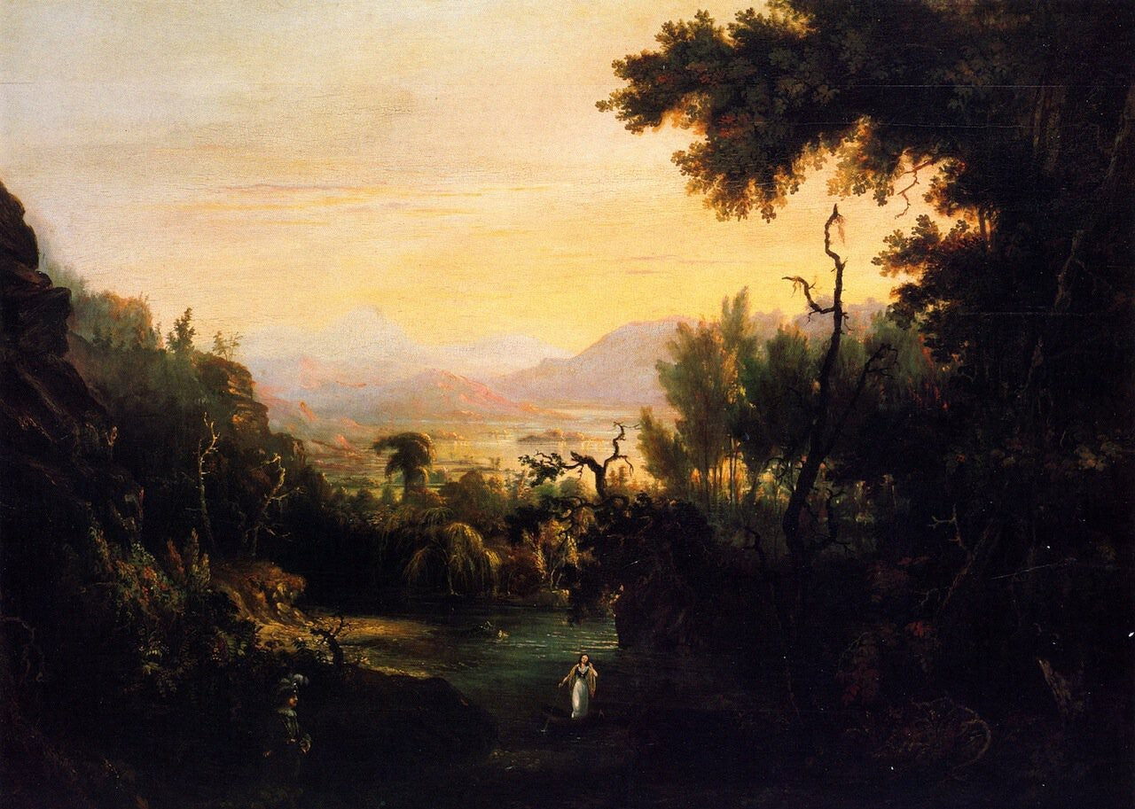 Dream-art Oil painting Lady-of-the-Lake-Charles-Codman-oil-painting landscape