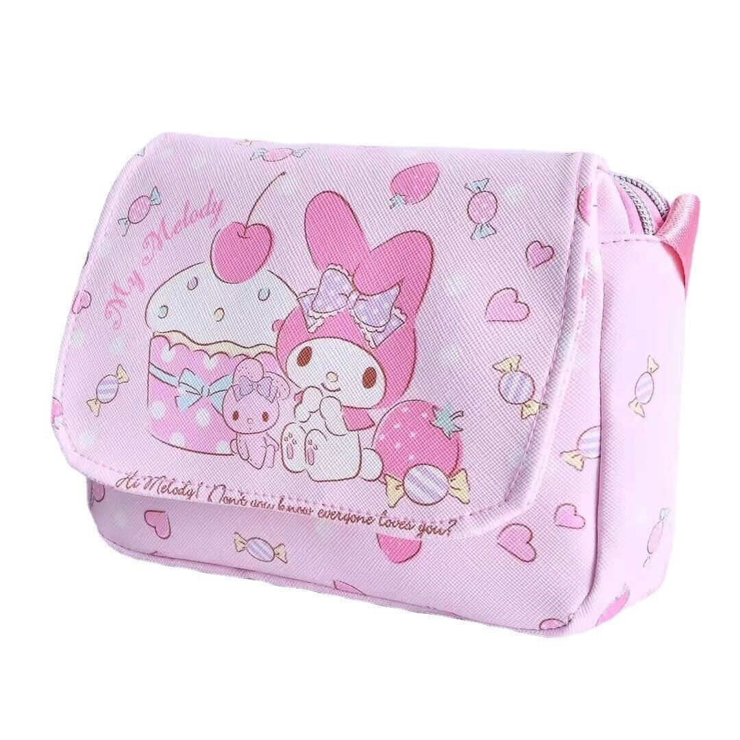 Girl Gift Kuromi My Melody Cinnamoroll Hello Kitty Crossbody Shoulder Bag Zipper