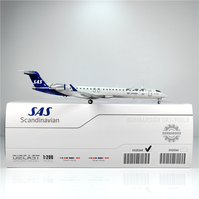 1:200 JC Wings SAS Bombardier CRJ-900 Passenger Aeroplane Diecast Aircraft Model