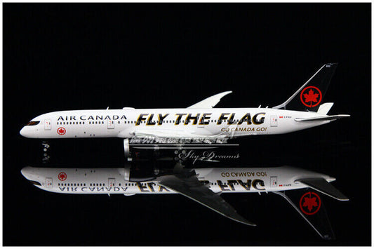 1:400 JC WINGS AIR CANADA B787-9 Passenger Airplane Flap Down Diecast Model